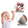 Baby Bath Toys Stacking Cup Toys Colorful Early Educational Intelligence Gift Boat-shaped Stacked Cup Folding Tower Toys 2