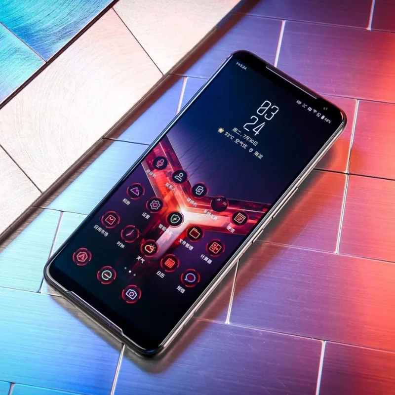 Оригинальный Смартфон Asus ROG Phone 2 ZS660KL 12 Гб 512 ГБ Snapdragon855 + 6 59 дюйма 120 Гц 1080x2340P 6000 мАч
