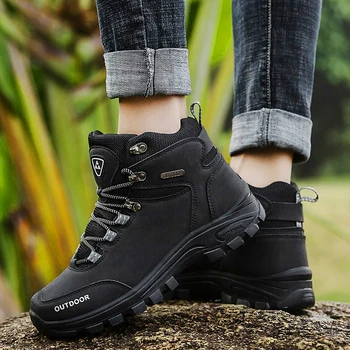 

Outdoor Sports Men Hiking shoes Millitary Tactical Shoes Non-slip Breathable Waterproof Hiking Boots Hunting Shoes zapatillas