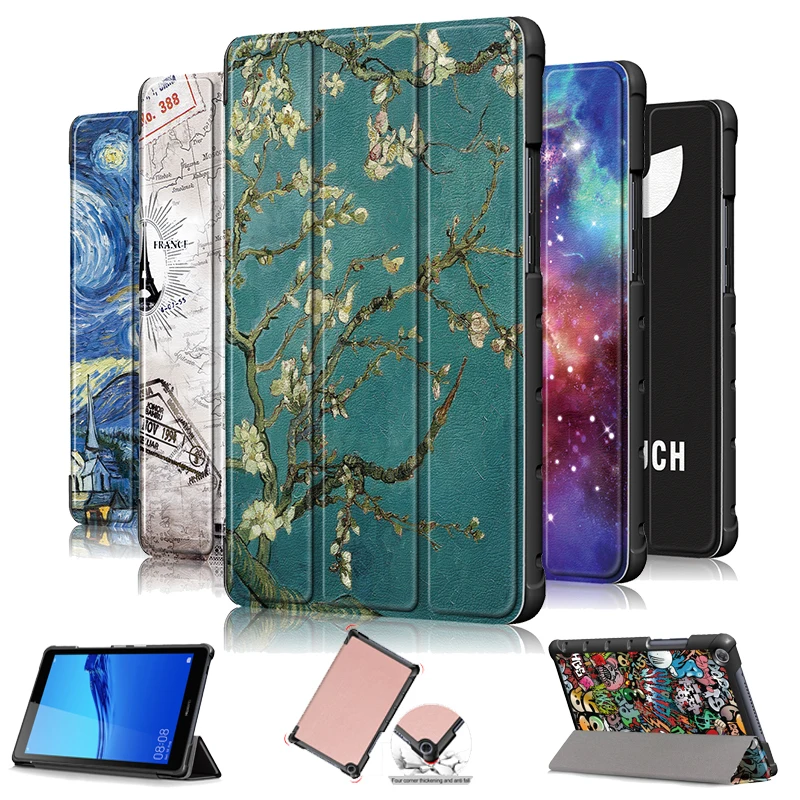 

Ultra Slim Fashion Flip PU Leather Stand Protective Cover Case Skin For 8.0" HUAWEI Mediapad M5 Lite 8 JDN2-W09 W19 L09 AL00