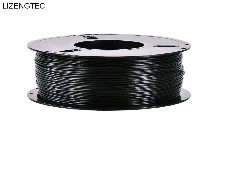 LIZENGTEC Non-toxic 1.0Kg PLA Carbon Fiber Antistatic 1.75mm 3D Printer Filament ESD Material Suitable for 3D Printer & Pen