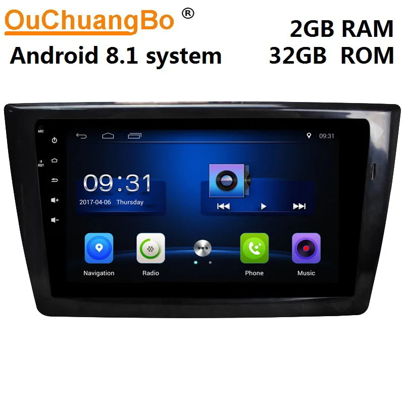  Ouchuangbo audio player radio recorder for Dongfeng XiaoKang DFSK glory 580 support android 8.1 gps