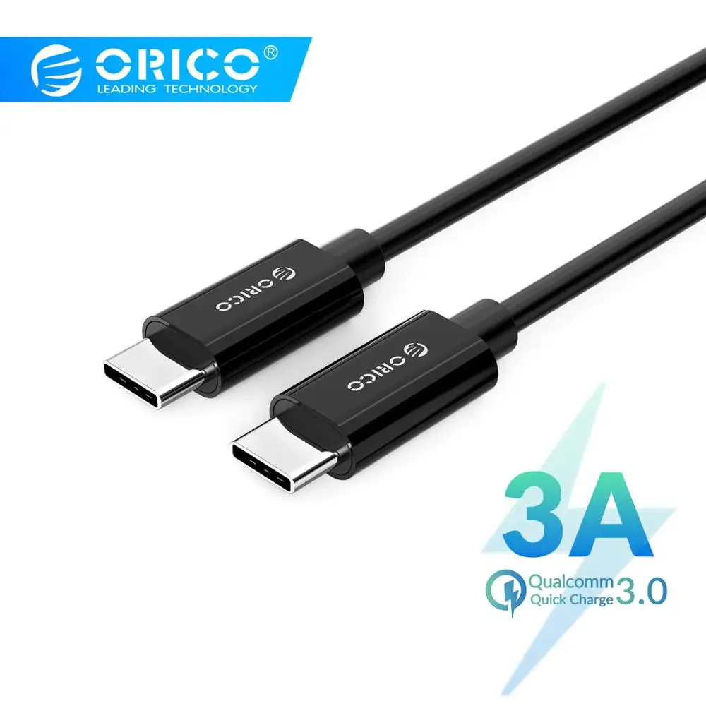 Orico usb type C для кабель huawei mate 20 samsung Galaxy S9 QC3.0 3A быстрой зарядки MacBook Pro | Мобильные