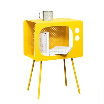 

Nordic Modern Ins Modern Creative Metal Sitting Room Sofa Tea Table Table Side Angle Of A Few Household Restore Ancient Ways Sma