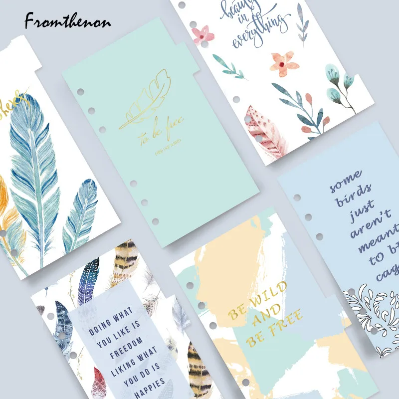 Перо серии Аксессуары для планировщика тетради и журналы индекс страницы