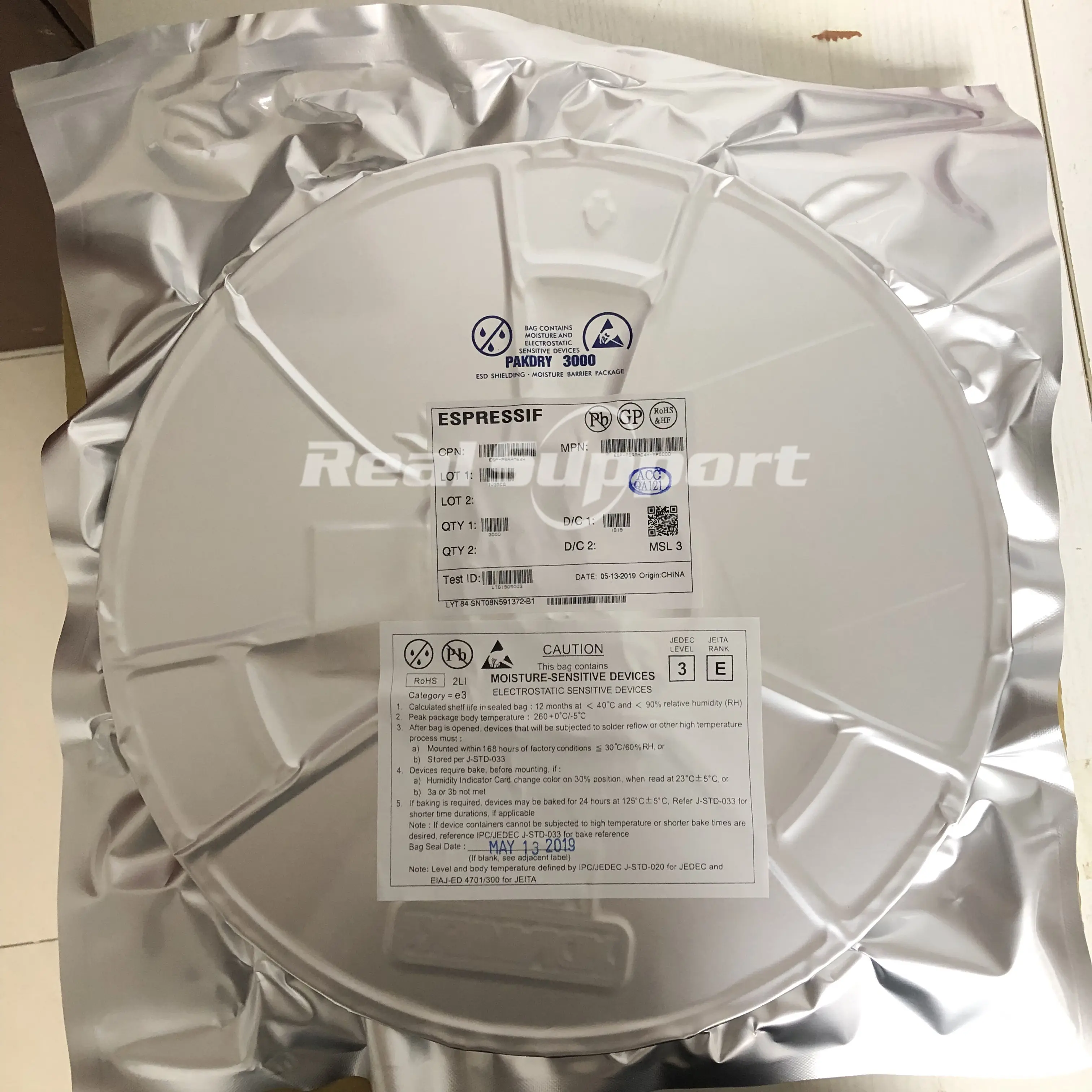 ESPRESSIF ESP-PSRAM64H 3,3 V SOP8 64mbit PSRAM ESP-PSRAM64