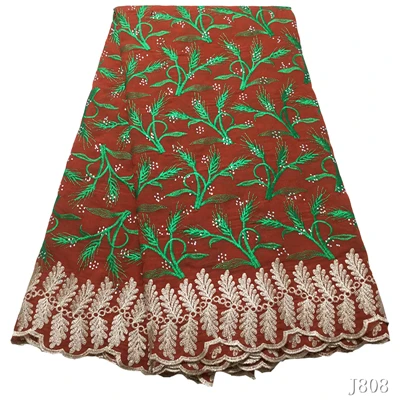 Африканская кружевная ткань швейцарская вуаль кружева в швейцарском стиле высокого качества хлопок нигерийская вышитая кружевная ткань для женского платья - Цвет: as picture