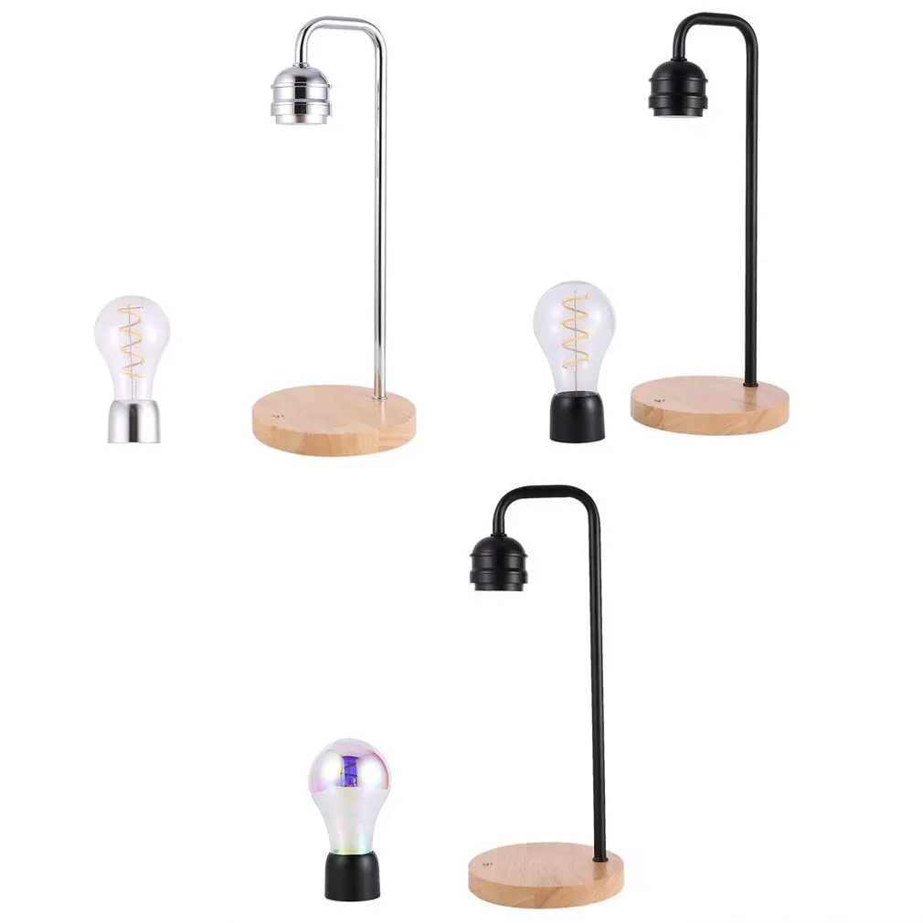

Magnetic levitation bulb Hover wireless Table lamp Creative Gift Magic high Black tech Science geek Touch Dimming Exhibition