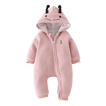 

Autumn Casual Newborn Baby Girls Boys Long Sleeve Bee Print Hoodie Rompers Kids Jumpsuit 0-12 Months Clothes