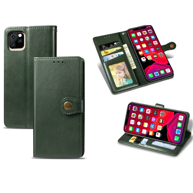 Кожаный чехол с откидной крышкой для iPhone 11 Pro MAX и подставкой X XS XR 7 8 6 6S Plus