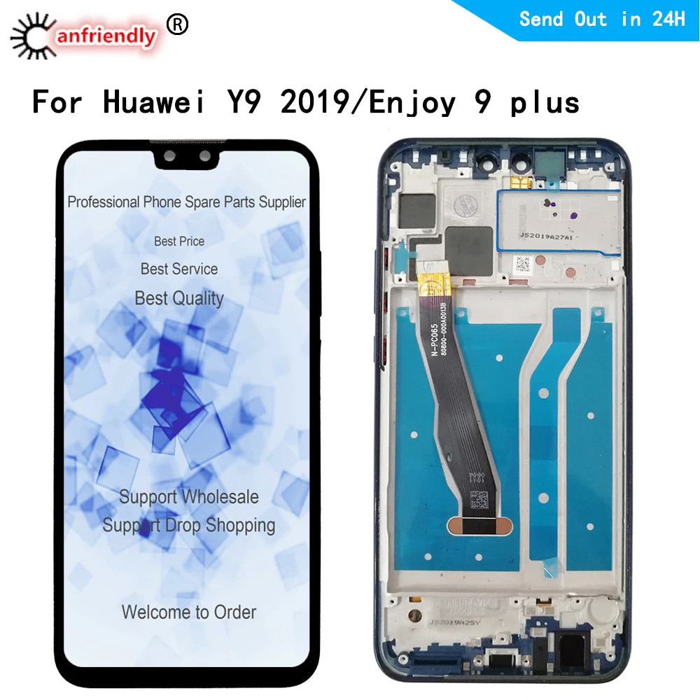 

6.5" For Huawei enjoy 9 plus enjoy9 plus Y9 2019 JKM-LX1 LX2 LX3 JKM-AL00 TL00 LCD Display Touch panel Screen Digitizer Assembly