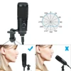 USB Condenser Microphone for Computer Karaoke Studio Microphone for bm 800 YouTube Gaming Recording mic with Stand Shock Mount ► Photo 2/6