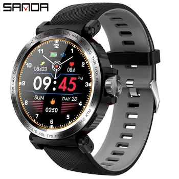 

SANDA Sport IP68 Waterproof Smart Watch Full Screen Touch Men Clock Heart Rate Monitor Smartwatch Fitness Tracker Bracelet