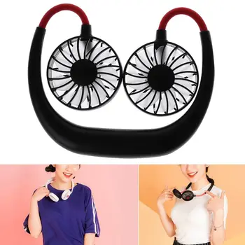 

Neck-Type Hanging Personal Fan With USB Cable Rechageable Portable Mini Cooling Tool For Outdoor Home Office Trvel Sp 10166