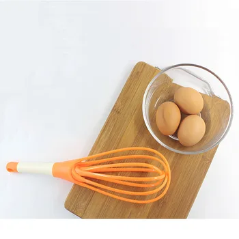 

Hot Sale Multifunctional Rotary Manual Egg Beater Mixer Mini Plastic Kitchen Egg Whisk Bake Tool Egg Agitator Kitchen Gadget