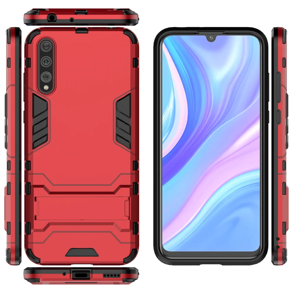 Чехол tigenkeyдля huawei Enjoy 10 S, задняя крышка с подставкой, противоударный чехол