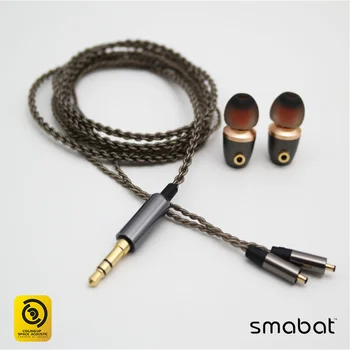 

Dynamic Earphone Double Unit Driver DIY HIFI Bass Subwoofer with Mic Cable and Audio Cable 3.5mm Ear Wire Changeable