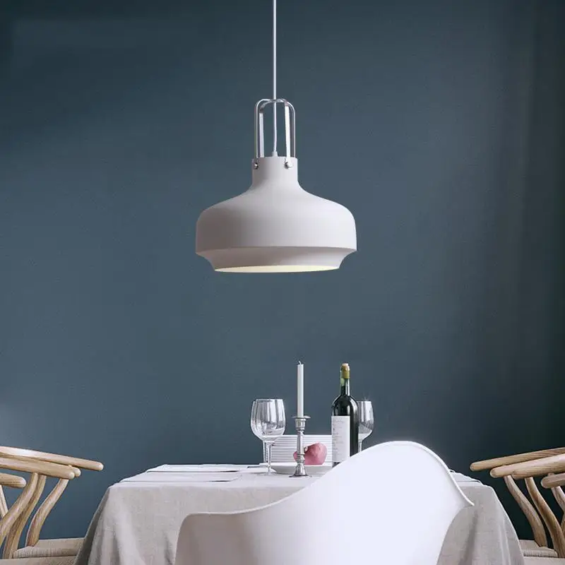 Скандинавская светодиодная Подвесная лампа железный арт светильник для кухни