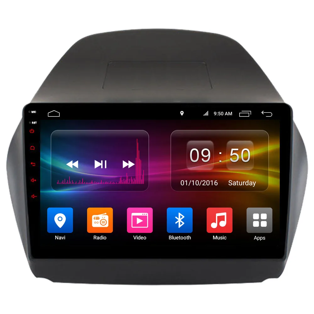 Автомобильный мультимедийный плеер для hyundai Tucson IX35 2009- Android 9,0 Авторадио Bluetooth IX35 Tucson радио gps навигация DSP