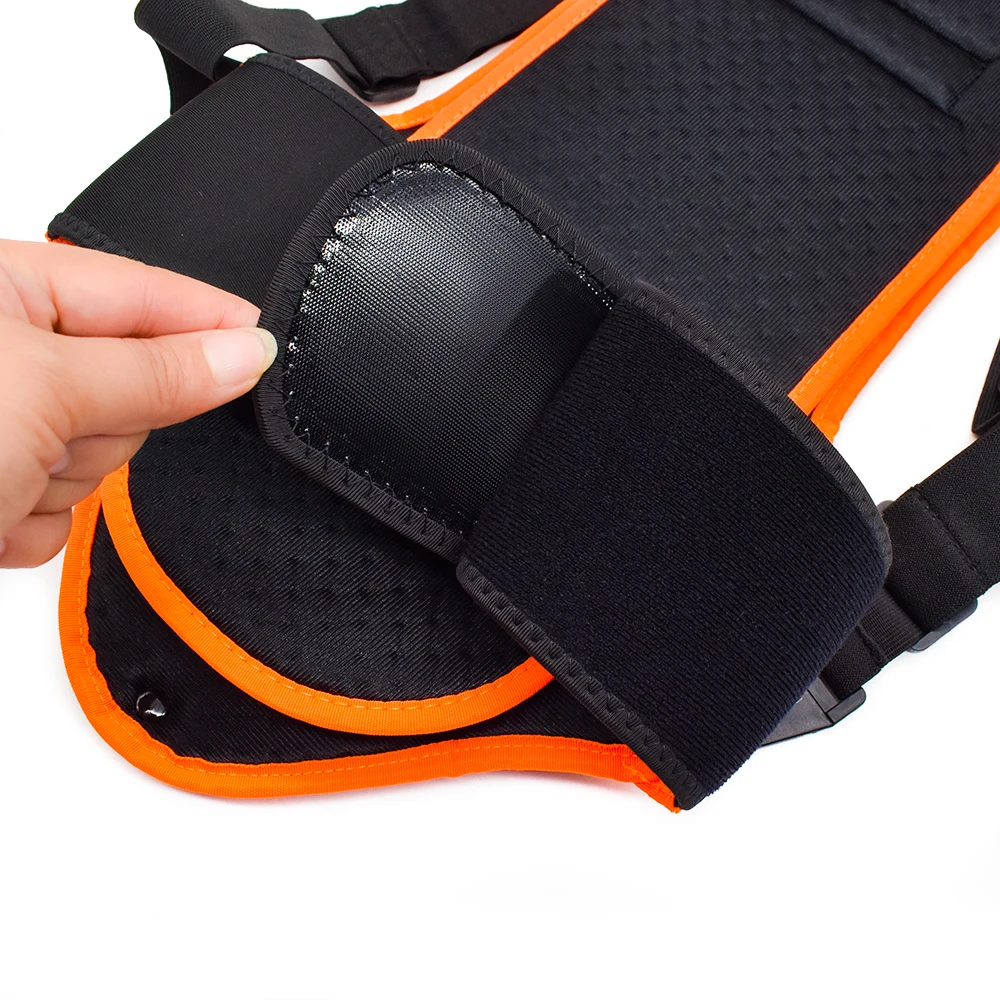 WOSAWE Boys Girls Back Support Body Armor Waist Protection Motorcycle Protector Shock Resistant Children Sport Armor S M L