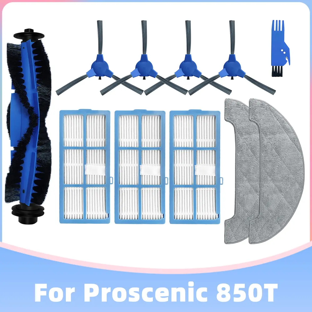 

Для Proscenic 850T / 850P / Goovi 1600PA / Coredy R550 основная боковая щетка Hepa фильтр Швабра пылесос аксессуары запасные части