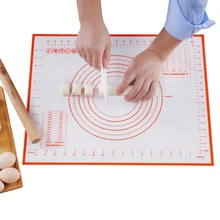 60*40CM Non-Stick Silicone Baking Mat Pad Baking Sheet Glass Fiber Rolling Dough Mat Cookie Macaron Baking Mat Pastry Tools 15