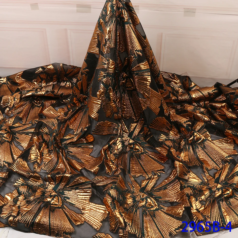 

Best Selling Jacquard Fabric For Asoebi Lace High Quality Lace African Brocade Lace Fabric Material Nigerian Fabrics GD2965B-4
