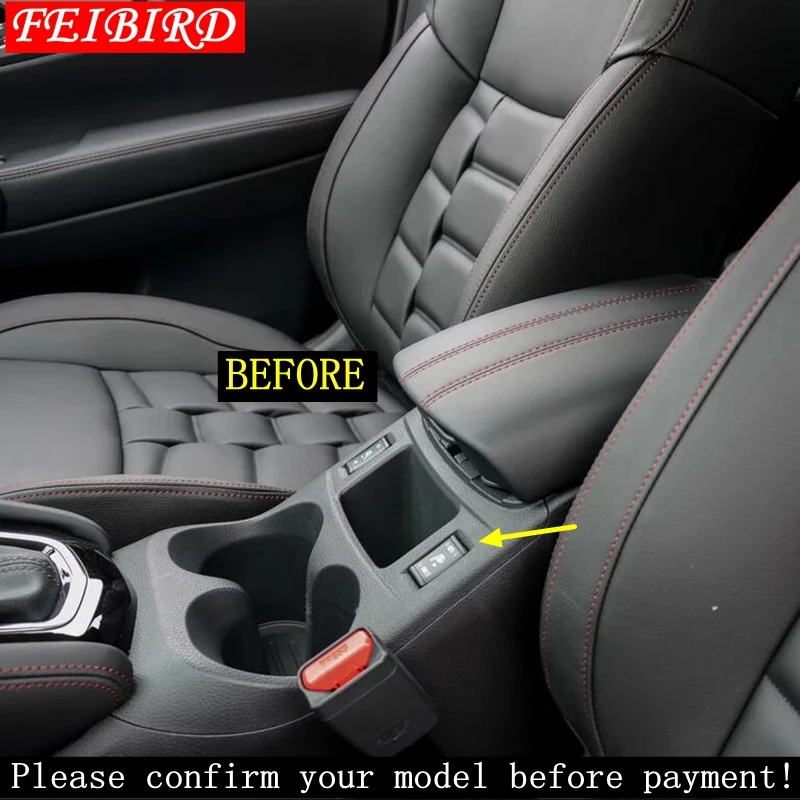 Авто Стайлинг консоль Центральная Передняя подставка для стаканов ABS Подходит