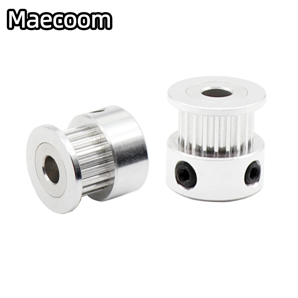3D Printer Parts GT2 Timing Pulley 16 Tooth 2GT 20 Teeth Aluminum Bore 5mm 8mm Synchronous Wheels Gear Part Width 6mm 10mm 5pcs