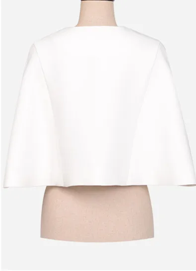 

Sugar Force 2019 Summer New Style Europe And America White Sweet Simple Big Brand off-Shoulder Jacket Versatile Cropped Jacket