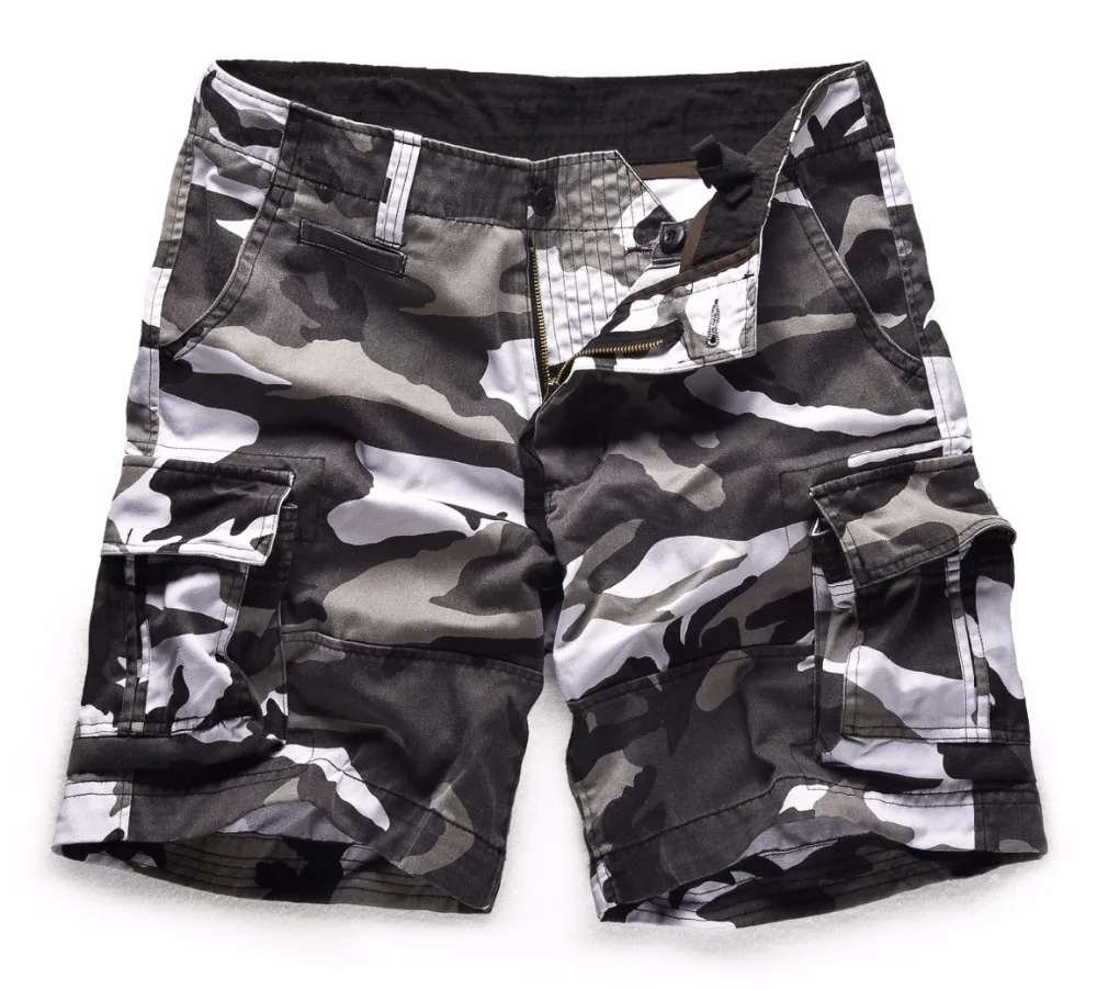Kaufen Herren Army Military Camouflage Cargo Shorts Casual Arbeit Multi taschen Shorts Taille 30 zu 42 zoll