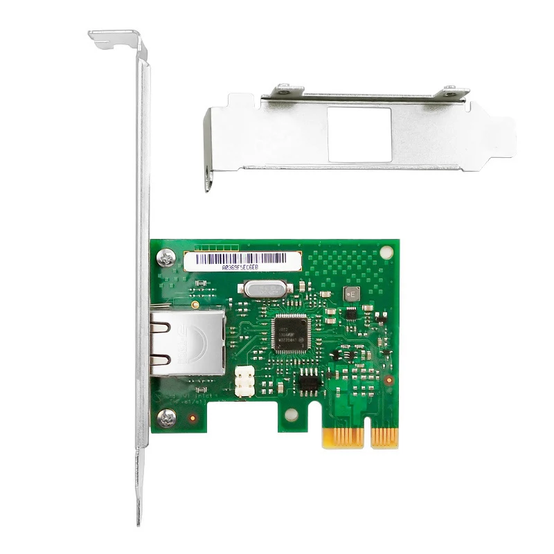 Адаптер I210 Ethernet сервера чип Intel PCIe2.1 X1 RJ45 с одним портом 1000 м|Сетевые карты| |