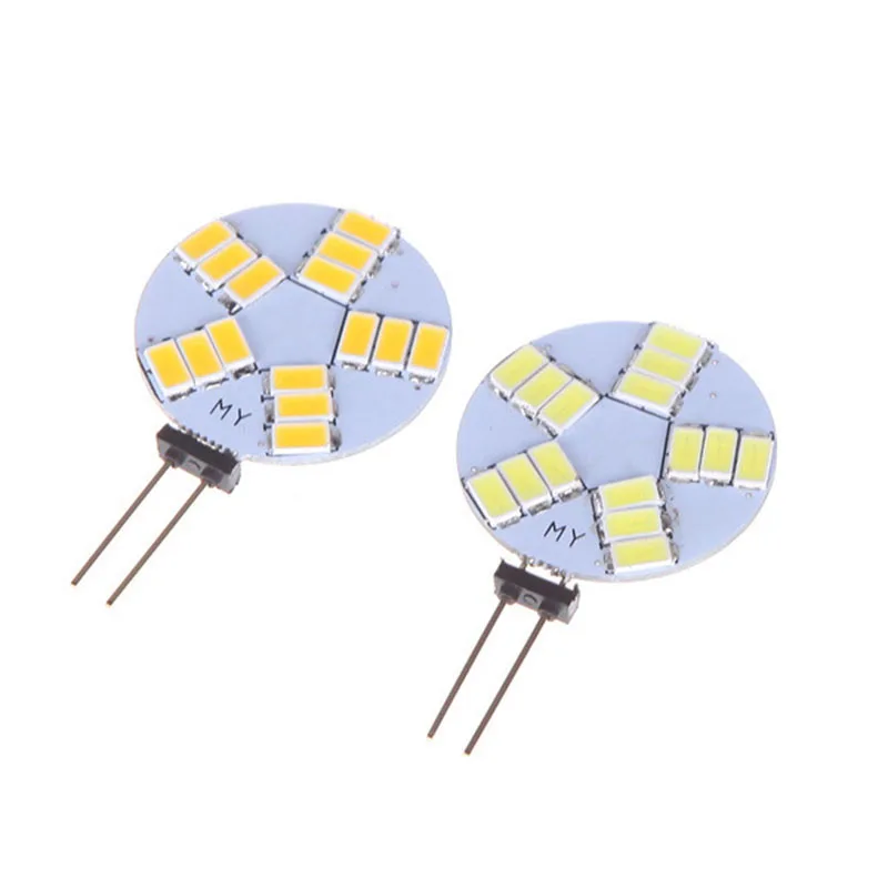 

2PCS LED Light Lamp G4 LED 12V 15SMD 5730 5W Corn Bulb Replace Halogen Lamp