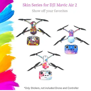 

Waterproof Skin Protective PVC Stickers Drone Body Arm Remote Control Protector for DJI Mavic Air 2 Accessories