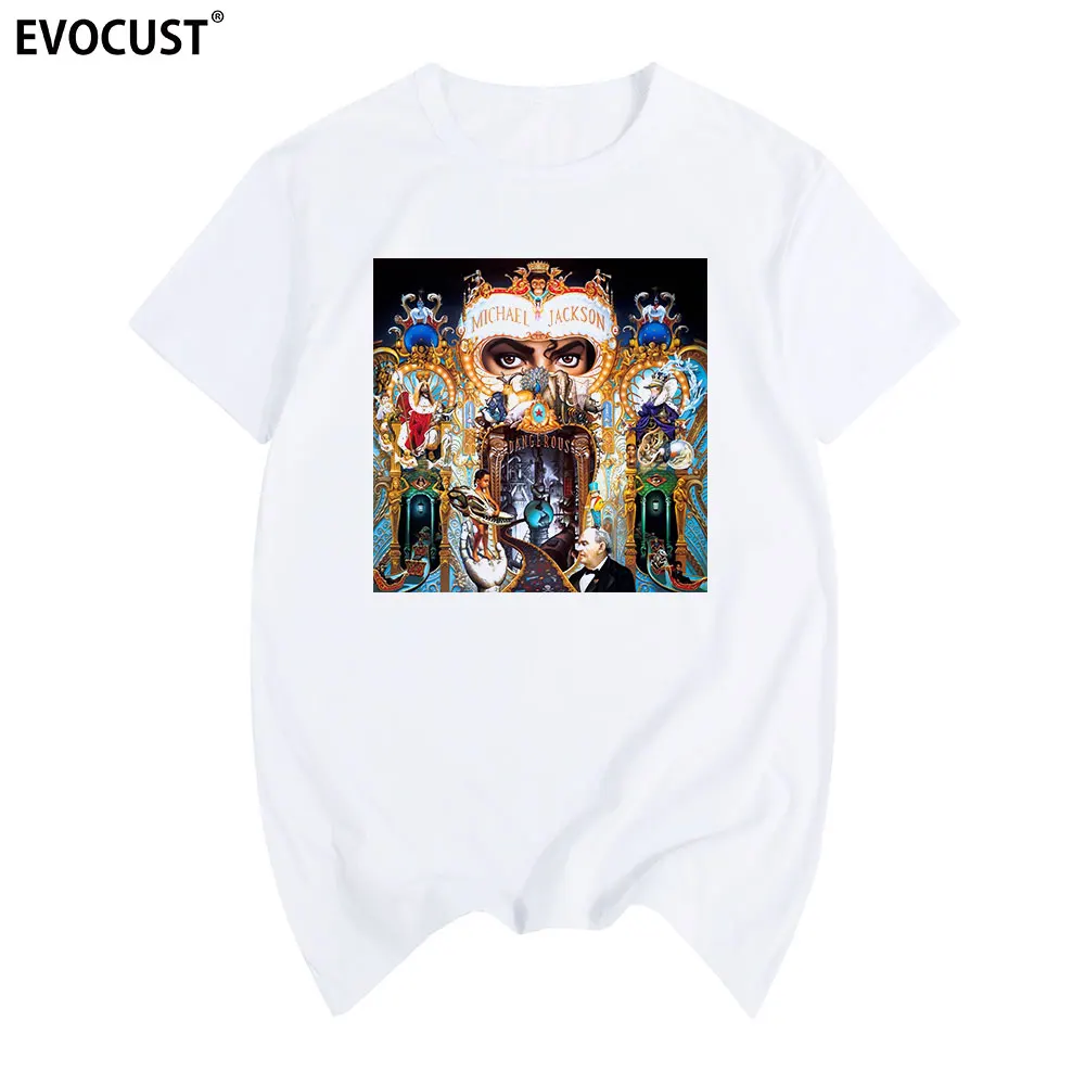 Michael Jackson Vintage Pop King of Rock and Roll T-shirt Cotton Men T shirt New TEE TSHIRT Womens unisex Fashion | Женская одежда