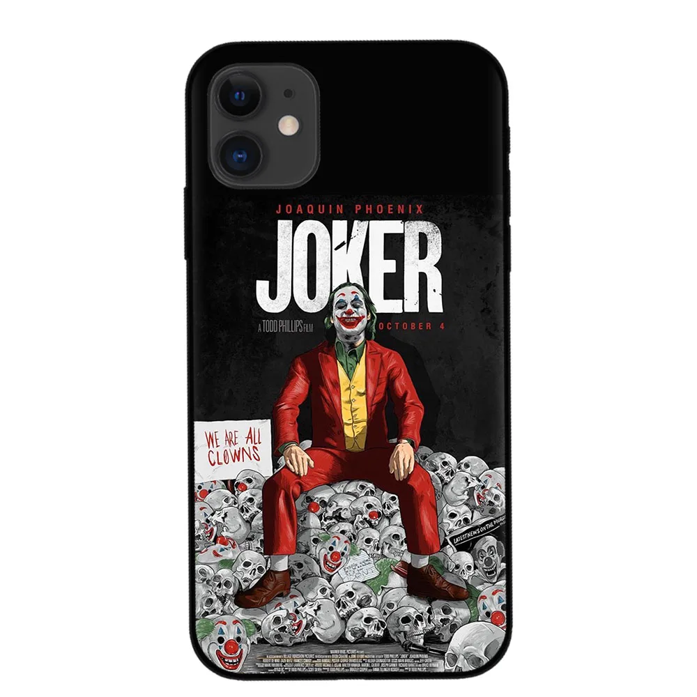 Чехол RUIXKJ для iPhone XR X XS 11 Pro Max, забавный чехол Joker для Funda iPhone 8 7 6 6S Plus 5S SE, чехол для iPhone XR, чехлы