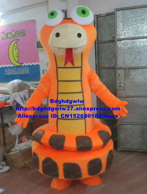 Orangeyellow Snake Serpent Viper Python Anaconda Boa Constrictor