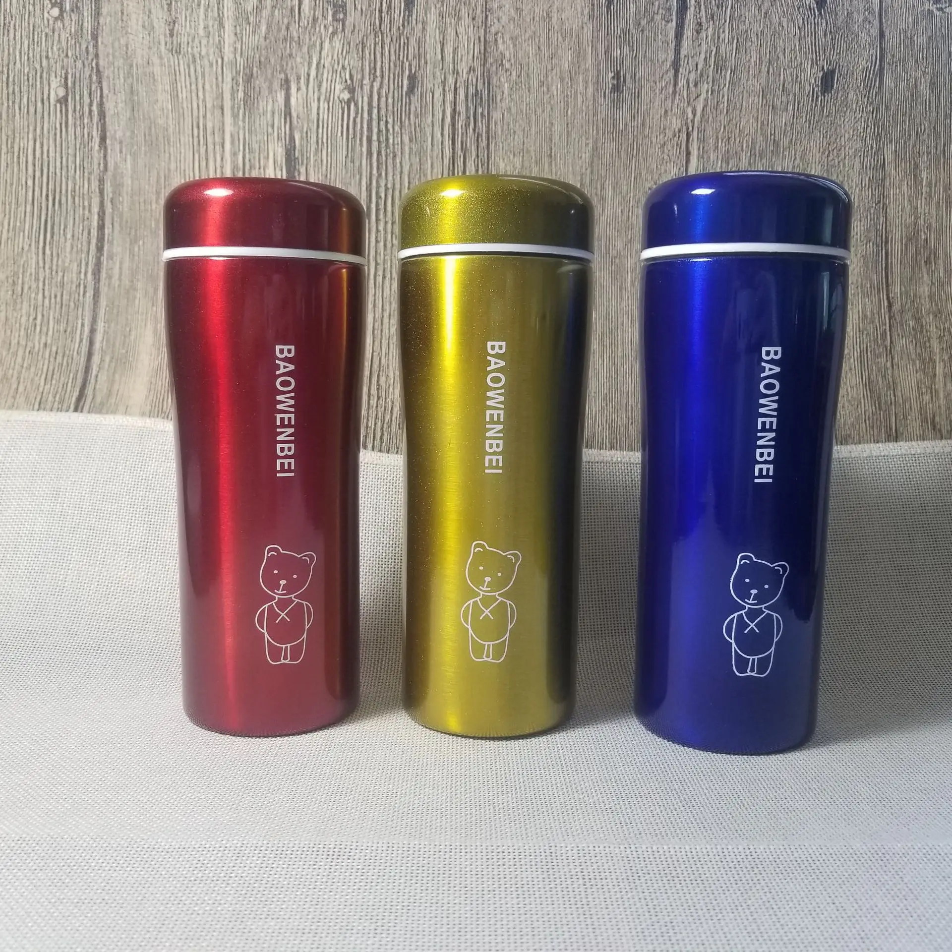 

New Style Water Cup Cartoon Portable Cup Insulated Stainless Steel Bottle Sports Bottle the Department Store