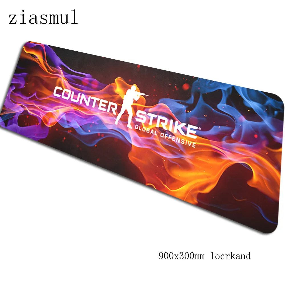Коврик для мыши csgo gamer 3d 90x30 см Коврик для мыши notbook игровой коврик для мыши большой xl коврик для мыши стол для компьютера коврик для мыши - Цвет: Size 900x300x2mm