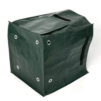 

Portable Square Potato Growing Bag Foldable Planter with Handles Belt Access P31E