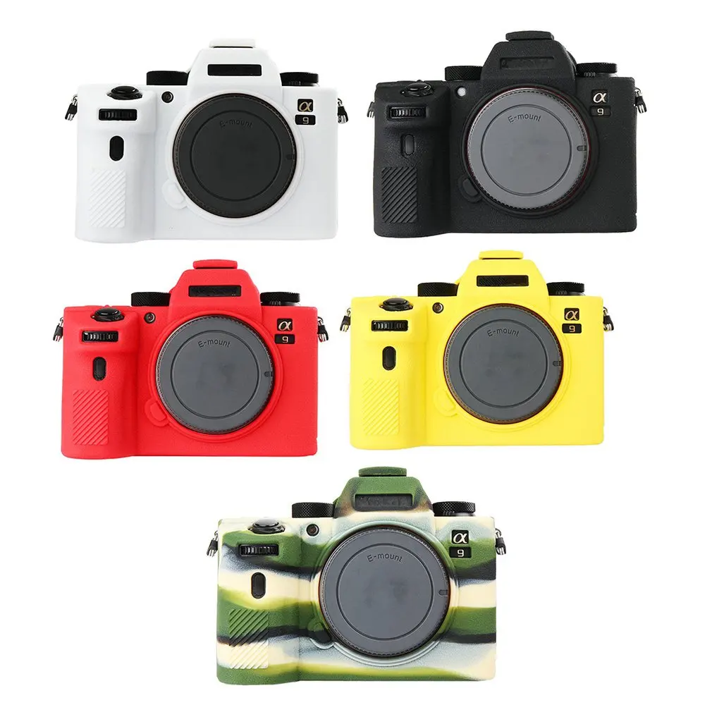 Силиконовые Камера чехол для цифровой однообъективной зеркальной камеры Canon EOS R 1300D T6 M50 5D II III IV 5D2 5D3 5D4 4000D T100 800D T7i 6D II 6D2 70D 80D 200D SL2 750D