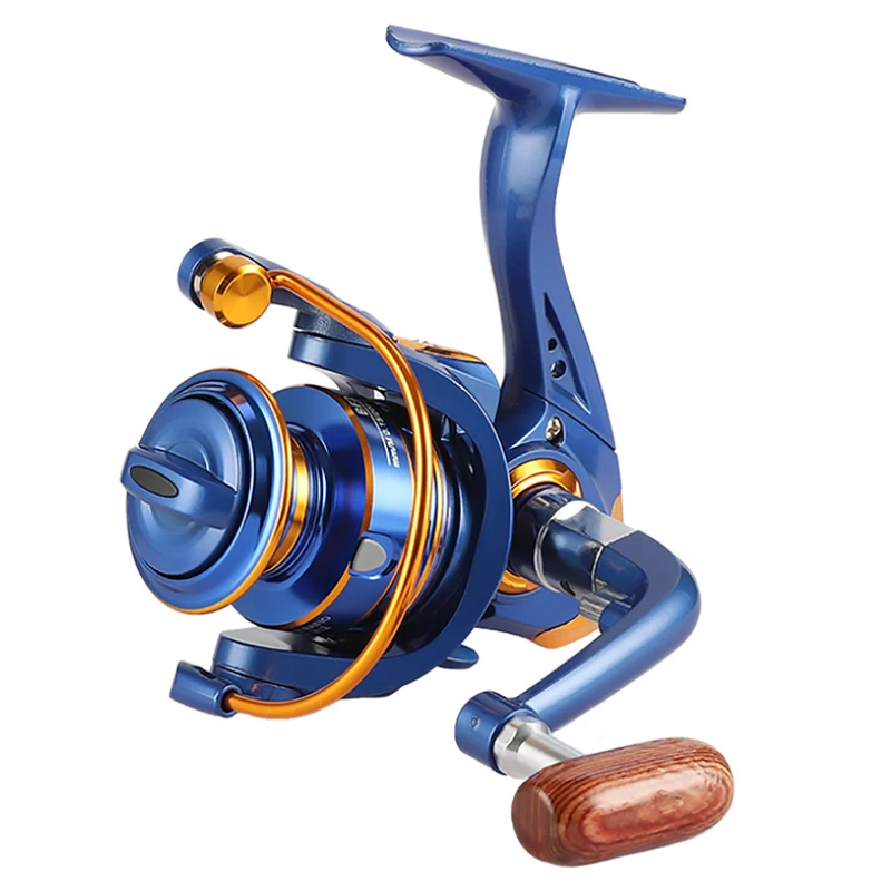 Brand New BF 1000-3000 Series Spinning Fishing Reel 5.2:1 Wooden Grip  Fishing Coil Pike Bass Durable Accessories Pesca - AliExpress