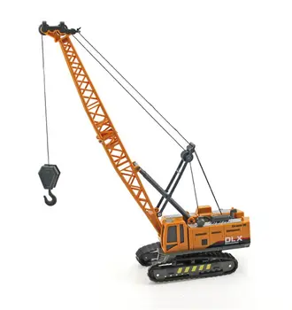 Grúa de juguete, vehículo de construcción 1:50, fundido a presión juguete de ingeniería, camión Tractor alto