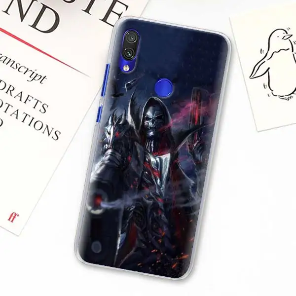 H03 Чехол для телефона Grim Reaper Skull Skeleton для Redmi 7 7A 8A K20 Pro 6 6A 5 Plus Redmi Note 5 6 7 8 Pro 8T S2 GO - Цвет: H03