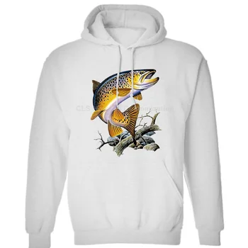 

Brown Trout Fishing Mens Neutral () Winter Hoodies Sweatshirts Free Shipping