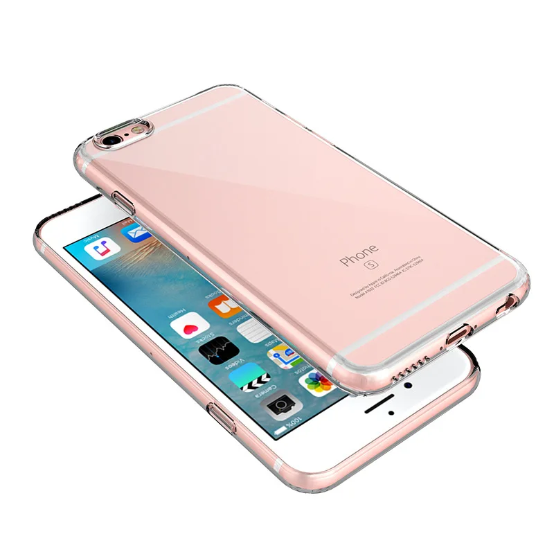 Модный противоударный бампер прозрачный силиконовый чехол для iPhone X XS XR XS Max 8 7 6 6S Plus Прозрачная защитная задняя крышка