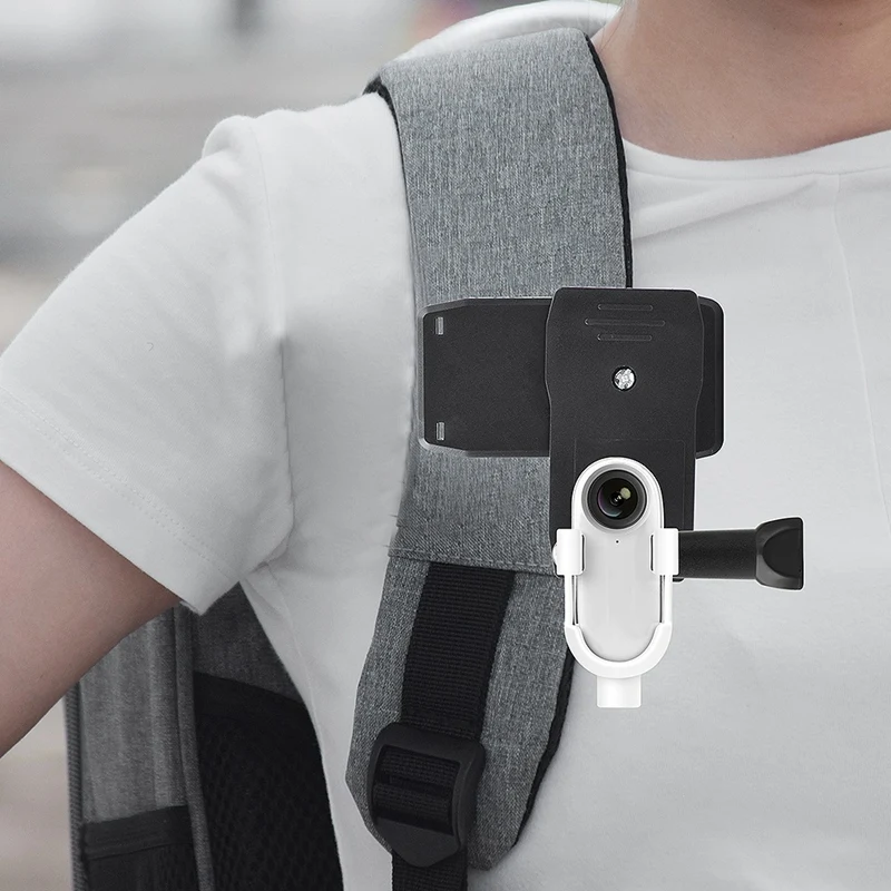 Для Insta360 GO Thumb camera Adapter Base+ зажим для рюкзака