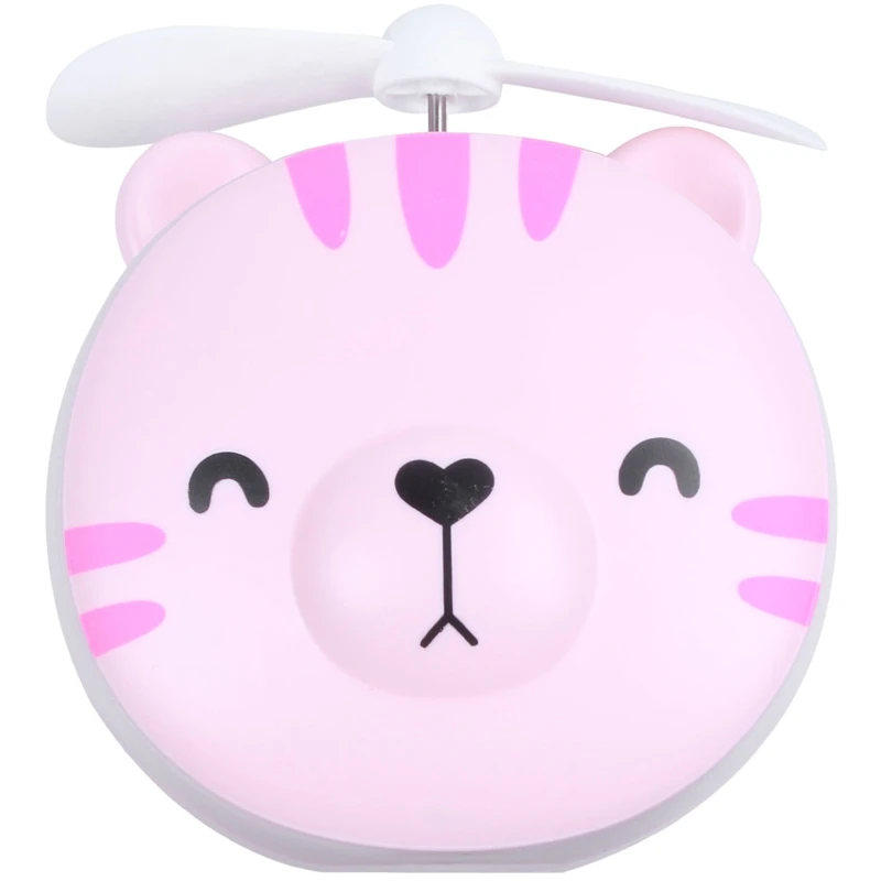 

Usb Mini Fan Makeup Led Mirror Usb Rechargeable Cooling Fan Portable Multifunction Pocket Catton Fan