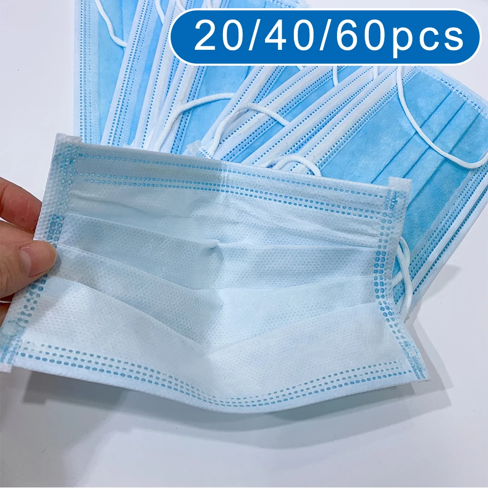 

Disposable Face Respirator Mask 3 Layer Earloop Activated Carbon Anti-Dust proof Mouth Mask For Hair Salon Use