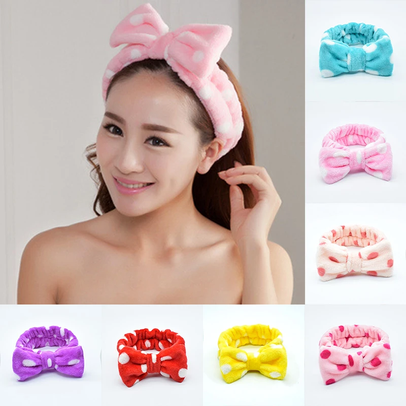 big bow headband for makeup